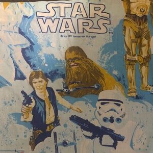 Vintage twin Star Wars sheet 1977